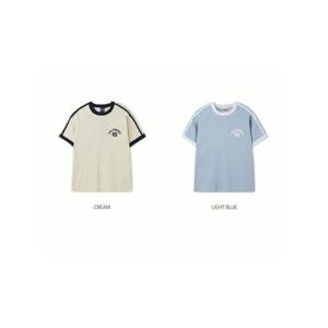 [후아유] 여성용 트랙 넘버 라글랑 반팔티/ Track Number Ringer T-shirt WHRPF2622F