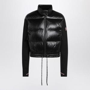 MONCLER GRENOBLE Black zip-up padded cardigan 8G000-13829H7/Q_MONGR-999