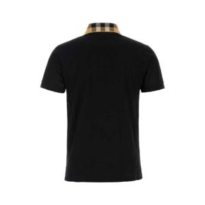 BURBERRY 블랙 피케 폴로 셔츠 8071620 A1189