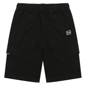 에꼴리에 세이브존03 5부 카고 면 트레이닝 바지 22B3708-BK