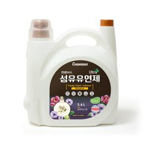 컨센서스 고농축 순한 섬유유연제 화이트머스크 5.4L