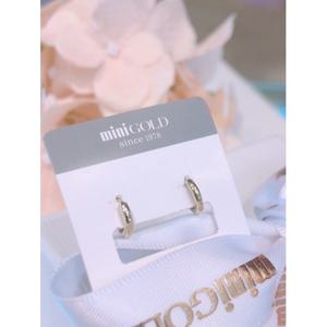 미니골드 14K 베이직링귀걸이(8mm) ECPM4017