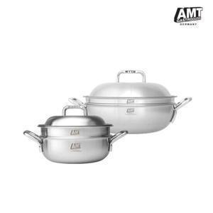 AMT 316Ti 통5중 샤프 28cm 파티웍 + 22cm 멀티쿠커