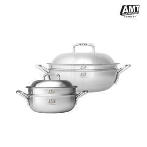 AMT 316Ti 통5중 샤프 32cm 파티웍 + 22cm 멀티쿠커