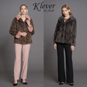 [진도 Klever]풀스킨카라 유색밍크자켓(K3W2MJ52_)