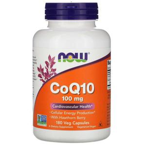 NOW Foods 나우푸드 코큐텐 코엔자임 큐텐 100mg 180베지캡슐