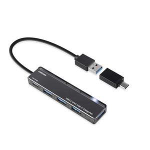 USB 4포트 허브 유니콘 RH-400AC C타입