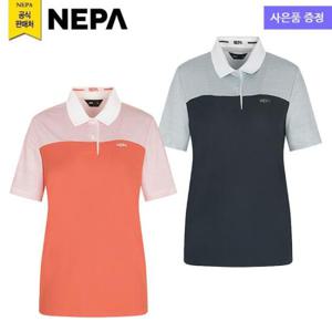 네파 7J45203 여성 스트라이프 블록 폴로 티셔츠