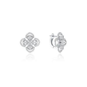 [GB] 튜더로즈 다이아몬드 14K 귀걸이 LEF24014D