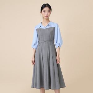[린(의류)]앰비션 배색 원피스 (LGOPOD9500)