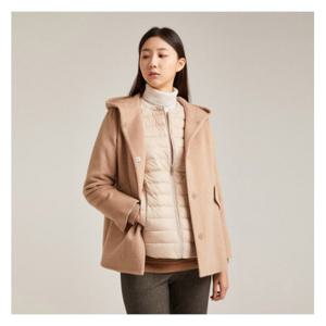 [올리비아로렌]후드 하프 코트___VOCEAWWA111