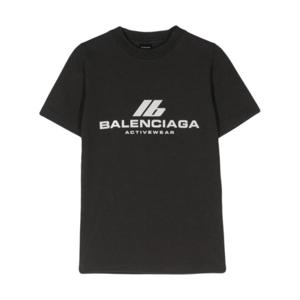 발렌시아가 반팔 티셔츠 768075 BLACK
