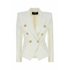[BALMAIN] 여성 자켓 베스트 EF1SI505VF21 0FB 화이트 /2