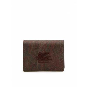 [ETRO] 여성 지갑 purses Leathercanvas 카드지갑 1I0037567600 Brown /8