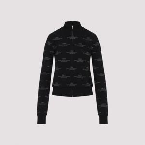발렌시아가 가디건 812596 T1724 1269 BLACK GREY
