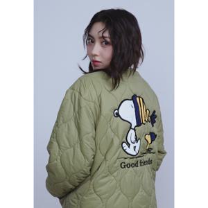 [클라이드앤]여성 스누피 퀄팅 점퍼(3color)_FODJP971F