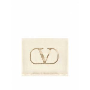 [VALENTINO] 여성 스카프 브이 로고 시그니처 캐시미어 앤 실크 숄 5W2EB107LMKZYC 베이지 /8