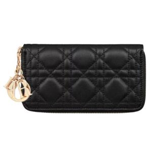 디올 Lady Dior 미디엄 지퍼 지갑 S6024ONMJ_M900