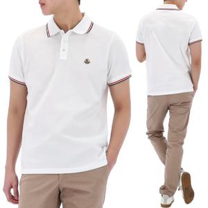 25SS 몽클레어 로고 패치 삼선 폴로 반팔 티셔츠 8A70300 84556 001