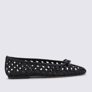 카사데이 우븐 디자인 블랙 슬립온 발레리나 1A289J0101 C28099