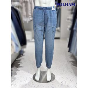 [폴햄] 남성 쿨링 카고 조거 풀밴딩 데님 팬츠 PHF2DP1067 -US