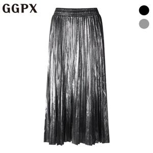 [GGPX] 메탈 플리츠 밴딩 스커트 (GP2SK002F)