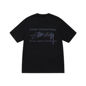 스투시 스무스 인터내셔널 티셔츠 블랙 1905039