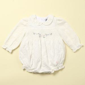 [쇼콜라](출산 백일,돌선물) 아일렛바디슈트 TTNMBO031W