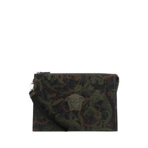 VERSACE 프린트 가죽 클러치 DP876311A00871 5K00P
