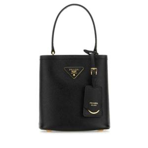 프라다 여성 블랙 Panier 스몰 가죽 카메라 백 1BA217VOOD2ERX F0002