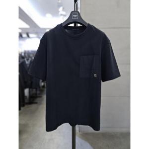 바쏘옴므 세이브존03 바쏘옴므 네이비 포켓 COOL매쉬 스판 반팔 티셔츠 WSAGY2KR98A