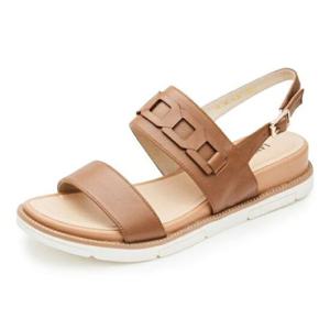 금강제화 랜드로바 샌들 LANSAC2413WG3 여성 캐주얼 가죽 샌들 4cm