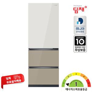 위니아 딤채 1등급 330L 3도어 스탠드 김치냉장고 EDT33JBPIER1 딤채 공식인증점 전국무료설치