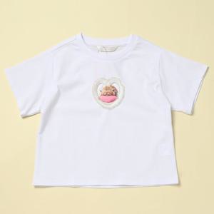 [로엠걸즈(아동)]포인트 아스킨 반팔티셔츠RGRA2554C