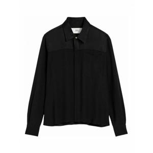 [AMI] 여성 셔츠 롱 슬리브 FSH020AC0014001 블랙 /8