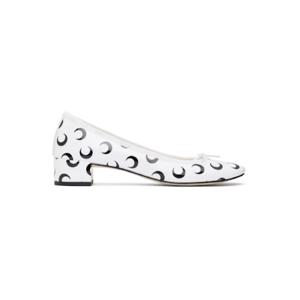 25 SS 마린세르 여성 화이트   블랙 Repetto 카밀 발레 힐 251020F118004