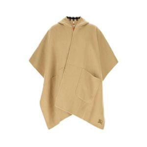 BURBERRY Beige cashmere reversibile cape 8096340 B9719