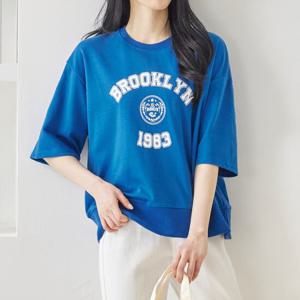[올리비에스클로젯] 브루클린 7부소매 맨투맨 티셔츠_O2505TS065B