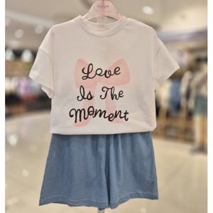 로엠걸즈데일리티셔츠바지상하세트RGSM2552C