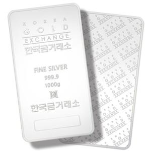 [한국금거래소] 순은 포나인 민티드 실버바 1000g