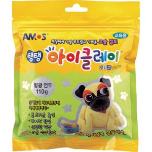 탱탱 아이클레이 파우치 형광연두(110g)