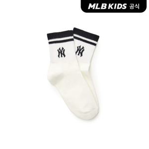 [MLB키즈]스포티브 데일리 단목 양말 NY (Ivory)7ASOB015N-50IVS