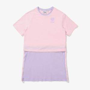 [62%OFF][휠라키즈] 헤리티지 투인원 원피스 (FK2OPE2162F_BPI)