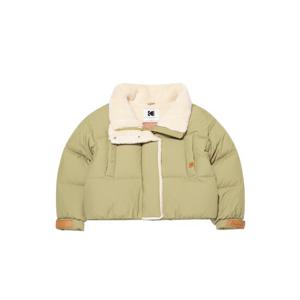 [코닥어패럴] 브라우니 숏 덕다운 자켓 우먼 LIGHT GREEN