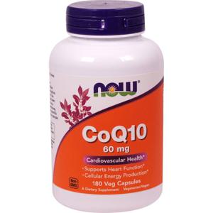 5X  나우푸드  코큐텐  CoQ10  60mg  180  베지  캡슐
