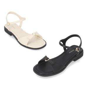 엘칸토 인텐스 여성 메리제인 플랫 샌들 2cm LCWW88I426