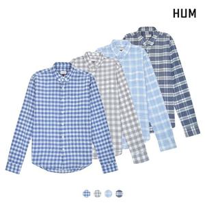 [HUM]남) 멀티 체크 슬럽셔츠(H172H203A)