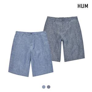 [HUM]남) 린넨 뒤 밴딩 5부 팬츠(H172M458A)