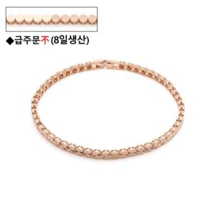 로이드 라운드 컷팅라인 테니스 14k 팔찌 LWB23029G