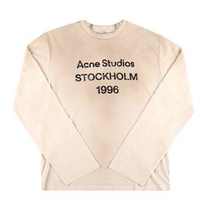 [아크네스튜디오 ACNE STUDIOS] CL0197 DUSTY WHITE 공용 긴팔티